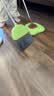 儿童迷你扫帚拖把套装簸箕拖把多功能 组合清洁学生卧室客厅 可爱 扫把拖把组合绿色 实拍图
