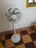 美的（Midea）电风扇 家用七叶立式落地扇宿舍卧室轻音节能摇头桌面小风扇大风力空气循环风扇 SAF30AC 实拍图