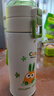 希乐保温杯弹盖杯316不锈钢水杯大容量便携学生儿童上学双饮杯子400ml 实拍图