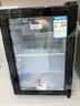 威力冰吧家用小型冷藏保鲜柜72升办公室宿舍宾馆大容量茶叶饮料红酒透明恒温冰箱一级能效+白灯BC-72 实拍图