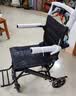 初邦超轻小型轮椅轻便折叠老人专用出行旅行手推代步车年轻人骨折康复 实拍图