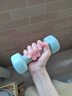 Keep哑铃女士健身家用彩色浸塑环保手铃亚铃全身塑形浅绿1.5kg*2 实拍图
