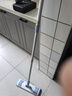 美丽雅静电除尘拖把35cm铝合金平板夹布拖地擦地板清洁干巾湿巾共4包 实拍图