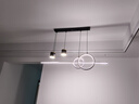HD LED智能AI语音餐吊灯 北欧轻奢现代简约大气创意餐厅吊灯包安装 实拍图