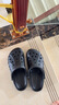 卡骆驰（CROCS）贝雅洞洞鞋男鞋女鞋轻便耐磨一脚蹬拖鞋休闲鞋百搭花园鞋|10126 黑色-001 43 (270mm) 实拍图