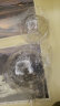 桑达 透明圆形蛋糕盖面包盖点心罩PC亚克力食品盖防尘托盘盖子餐盖菜盖 直径16.4高度7.7 6寸仿玻璃材质 实拍图