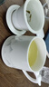 宅轻松 羊脂玉水墨茶杯陶瓷茶水分离过滤泡茶茶具中式带盖泡茶公道杯 实拍图