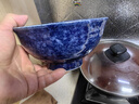 陶趣居日本进口蓝樱花日式餐具和风陶瓷餐具釉下彩家用米饭碗汤碗面碗 6英寸碗16*8 实拍图
