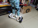 领奥智能儿童电动平衡车3-6-12岁体感8到10岁到15岁以上两轮自动平行车双轮成年人新款扭扭车 10吋炫光白【蓝牙+减震越野轮】 实拍图