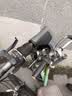 大行（DAHON）自行车把套P8K3橡胶掌托把手山地车单车公路车通用骑行配件d5改装 浅灰色 旋转变速长短款 实拍图