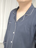 京东京造【10A抑菌】A类一等品50支纯棉睡衣男睡衣春夏情侣家居服深灰色XL 实拍图