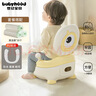 世纪宝贝（babyhood）大眼仔座便器 儿童小马桶坐便器 男女宝宝便携小便盆 PU软垫107黄 实拍图