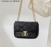 CinvaiKrose官方店小c&k包包女包2026新款斜挎包链条包生日母亲节礼物送妈妈 黑色【小号】生日礼物可代写心意贺卡 实拍图