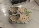 CROCS卡骆驰贝雅卡骆班洞洞鞋轻便耐磨拖鞋一脚蹬休闲鞋|205089 冬日白/彩色-1LI 39 (240mm) 实拍图