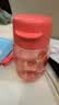 特百惠（Tupperware）嘟嘟企鹅350ML塑料杯夏季儿童可爱水杯子男女学生带提绳 西瓜红 实拍图