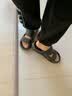 安尚芬防臭凉鞋男士夏季新款户外两穿防滑透气厚底两用涉水开车沙滩拖鞋 黑色 41 -42正码（内长265mm） 实拍图