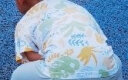 aqpa婴儿内衣套装夏季纯棉睡衣男女宝宝衣服薄款分体短袖 丛林小天 90cm 实拍图