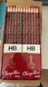 中华【热门商品】 经典红黑抽条学生办公书写HB铅笔六角 小学生专用 48支/盒 儿童节礼物 6151 HB 实拍图