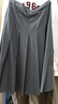 优衣库女装宽褶中裙/半身裙裙子479916 488364 488364/08深灰色 S 实拍图