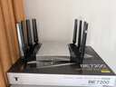 普联（TP-LINK）BE7200 WiFi7家用电竞无线路由器 飞流双万兆版（含SFP）四2.5G口  Mesh USB3.0 性能旗舰 7DR7299 实拍图
