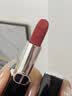 迪奥Dior【邓为推荐】烈艳蓝金口红丝绒772哑光唇膏 生日礼物送女友 实拍图