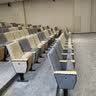 大学教室连排阶梯椅学生折叠课桌椅报告厅会议室剧院阶梯联排椅子 前排定制 实拍图