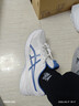 亚瑟士ASICS男鞋透气跑鞋运动鞋缓震舒适跑步鞋 GEL-CONTEND 4 米白色/蓝色 43.5 实拍图