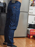 真维斯（Jeanswest）牛仔裤男2026夏季薄款宽松直筒裤百搭男裤子休闲长裤蓝色33 实拍图