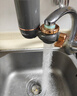 美的（Midea）净水器水龙头过滤器家用自来水滤水器直饮前置过滤器厨房卫生间通用除水垢除余氯双出水可清洗滤芯 一机三芯【两年免换滤芯】 实拍图