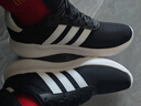 阿迪达斯（adidas）男鞋跑步鞋运动鞋轻便减震防滑休闲鞋 黑/白 42 实拍图