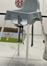 宜家（IKEA）ANTILOP安迪洛高脚椅宝宝餐椅婴儿餐椅儿童椅学坐椅多功能椅子 蓝灰色（含桌板）（座位尺寸：22*25cm） 实拍图