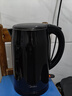 美的（Midea）电热水壶开水壶1.7L大容量0涂层烧水壶304不锈钢双层防烫无缝内胆快速烧水泡茶 MK-SH17M301C 实拍图