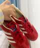 阿迪达斯（adidas）（adidas）三叶草男女鞋GAZELLE INDOOR低帮休闲鞋IF1808红白36.5 实拍图