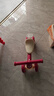 儿童平衡车1-3岁宝宝滑行车溜溜车学步车扭扭车三轮车礼物玩具 草莓红 升级款 声光音乐+水壶架 实拍图