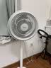 美的（Midea）【暴风循环】空气循环扇大风量摇头电风扇家用台式落地扇轻音卧室节能小风扇柔风轻羽扇 FGA24TQ 实拍图