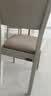 全友家居 餐椅现代简约风餐厅椅欧式家用吃饭椅子实木框架软包座椅 实拍图