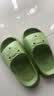 EVA儿童拖鞋卡通风防水居家沙滩一字拖软底网红凉鞋拖鞋夏季 绿色【防滑升级款】 20 34-35内长20cm合适7-8岁穿 实拍图