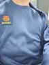 际华三五三五火焰蓝消防体能服夏季短袖训练服户外运动圆领套装速干透气T恤 短袖套装【国家队】 175/92-96 (适合身高172-177cm/体重140-158斤) 实拍图