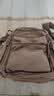 新潮代单肩包男帆布大容量休闲潮流运动斜挎包男士多功能户外通勤包 咖啡色【多隔层大容量+可放10英寸平板】 实拍图