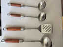 炊大皇316不锈钢汤勺花梨木手柄加厚勺子铁锅不锈钢锅无涂层锅汤勺  实拍图