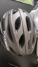 洛克兄弟 骑行头盔带风镜山地公路自行车头盔男女一体成型炫彩安全帽 钛色 ：58-62cm 灰色镜片 实拍图