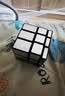 圣手 魔方三阶镜面异形玩具儿童玩具比赛送教程生日礼物 黑银 实拍图