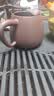 颐壶春高档宜兴原矿紫砂主人杯茶杯 家用品茗杯功夫茶具 百目老紫泥130c 1个见真杯 130ml 1只 实拍图