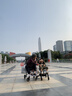 京巧手动折叠轮椅车便携式轮椅小型轻便减震老年人代步旅游出行专用 实拍图