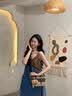 viney【邓灵枢同款】牛皮斜挎包包女包单肩包生日礼物高级感送女友老婆 【卡其】高档轻奢手提小方包 小众时尚品牌百搭洋气小包 实拍图