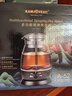 金灶（KAMJOVE）煮茶器新款喷淋式煮茶壶 玻璃烧水壶保温一体养生煮茶壶全自动泡茶炉围炉煮茶器具A-52 黑色 1L 实拍图