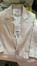 尚都比拉七分袖休闲西服小个子穿搭职业正装小西装外套女高级感 浅杏色 S 实拍图