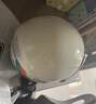 野马（YEMA）3C认证359S电动摩托车头盔男女春夏季轻便式半盔电瓶车安全帽 四季通用 卡其白彩带花配透明长镜 实拍图