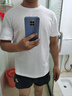 京东京造10A抗菌男士t恤短袖男女同款衣服男装春夏新款圆领打底衫内搭白M 实拍图