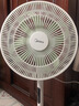 美的（Midea）【幸运草安睡1S】一级能效直流变频声控电风扇家用遥控卧室静音落地扇台式桌面抗菌大风力转页扇 实拍图